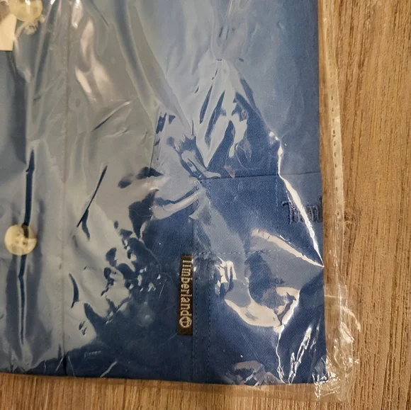 Timberland Weathergear Button Shirt XXL Blue - Picture 4 of 5